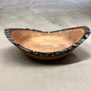 Pear natural edge bowl