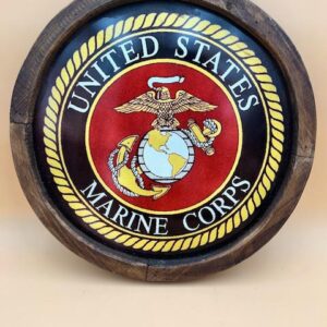 UNITED STATES MARINE CORP ROUND SIGN