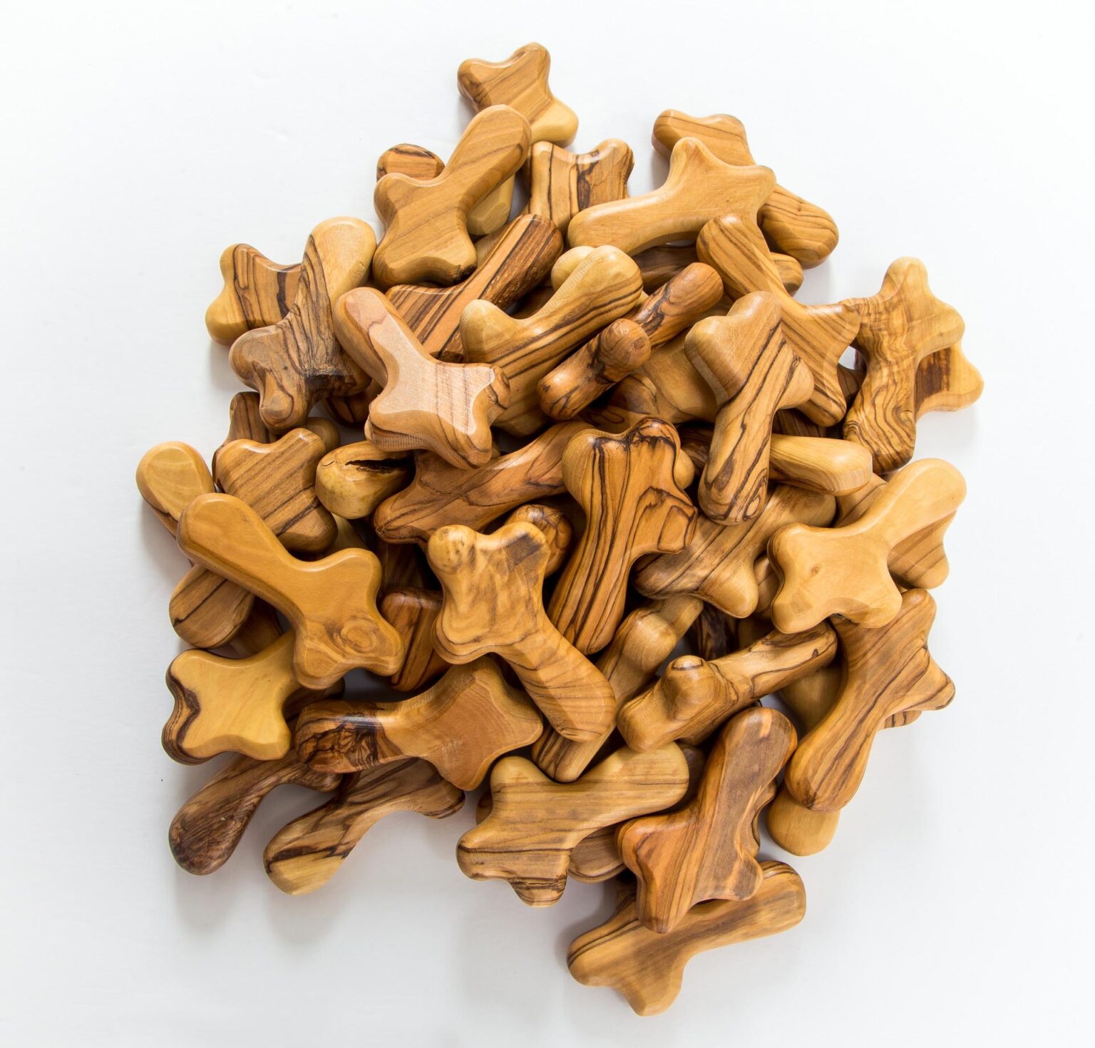 Olve Wood Pocket Crosses, Small Comfort Crosses, Bethlehem Crosses