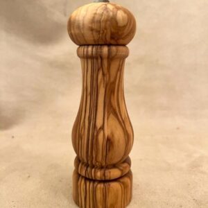 small olive Wooden pepper mill